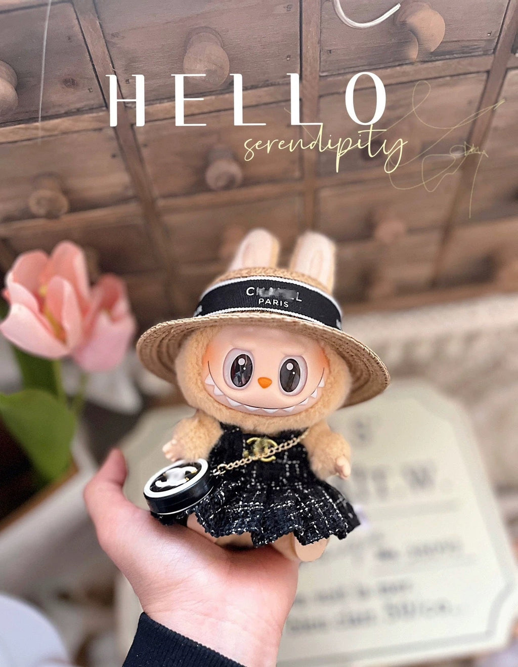 Clothing Accessories Compatible with Labubu Dolls Mario Mushroom Princess Cute