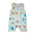 Cleo baby romper shorts | Origami Ocean
