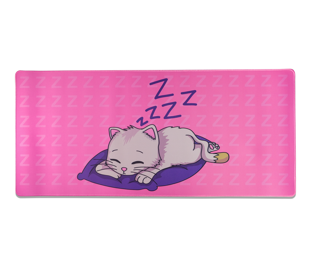 Sleeping Kitty Desk Mat