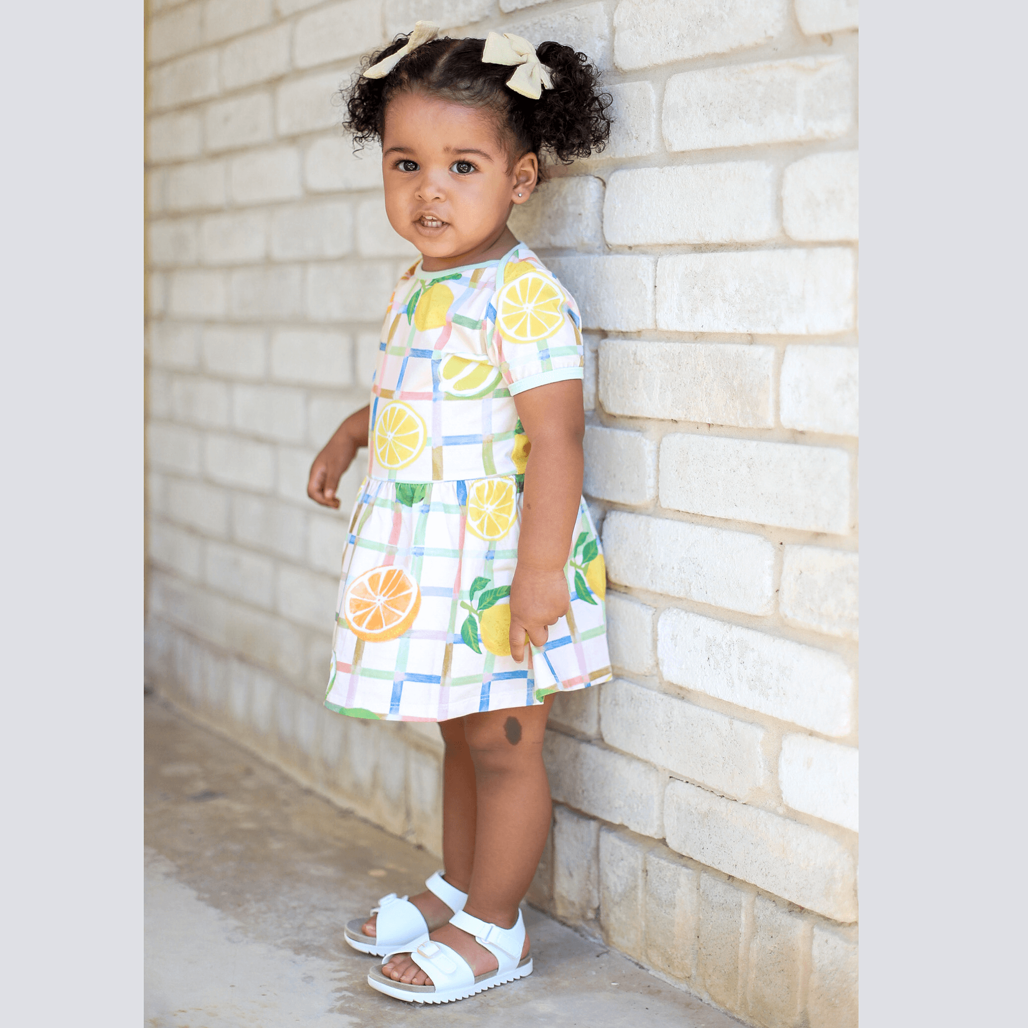 Charlie baby onesie dress | Citrus