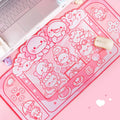 Kawaii Axolotl Gaming Desk Pad