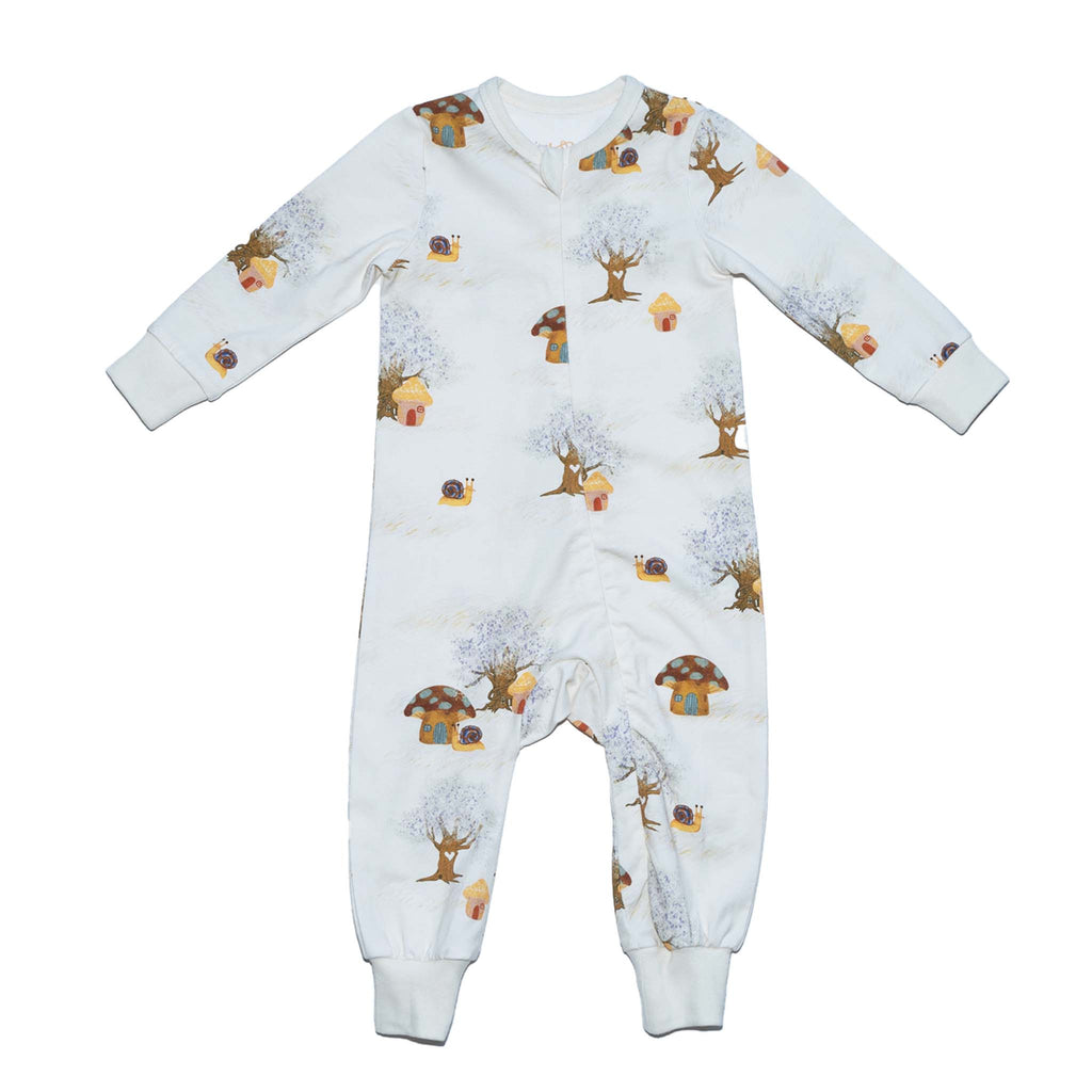 Parker baby zip long john | Mushroom Magic