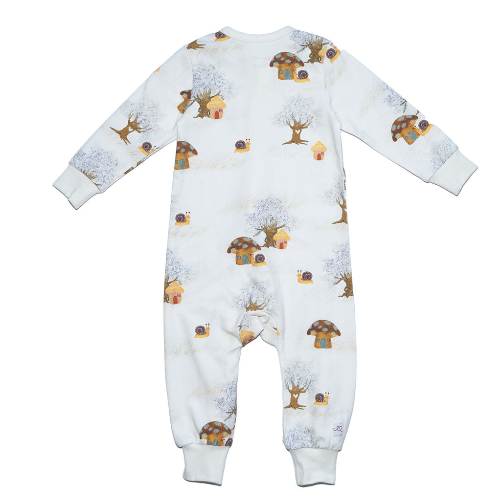 Parker baby zip long john | Mushroom Magic