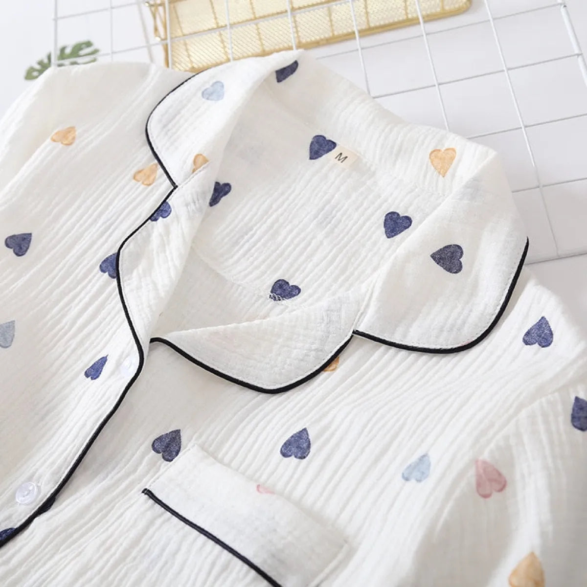 Cute Short Sleeve Home Pajamas