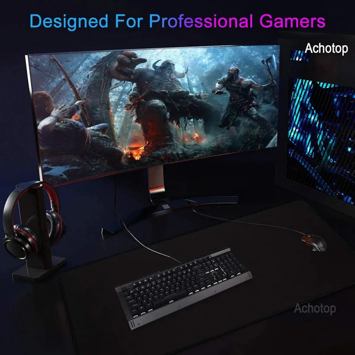 Kawaii Cat Constellation Desk Mat