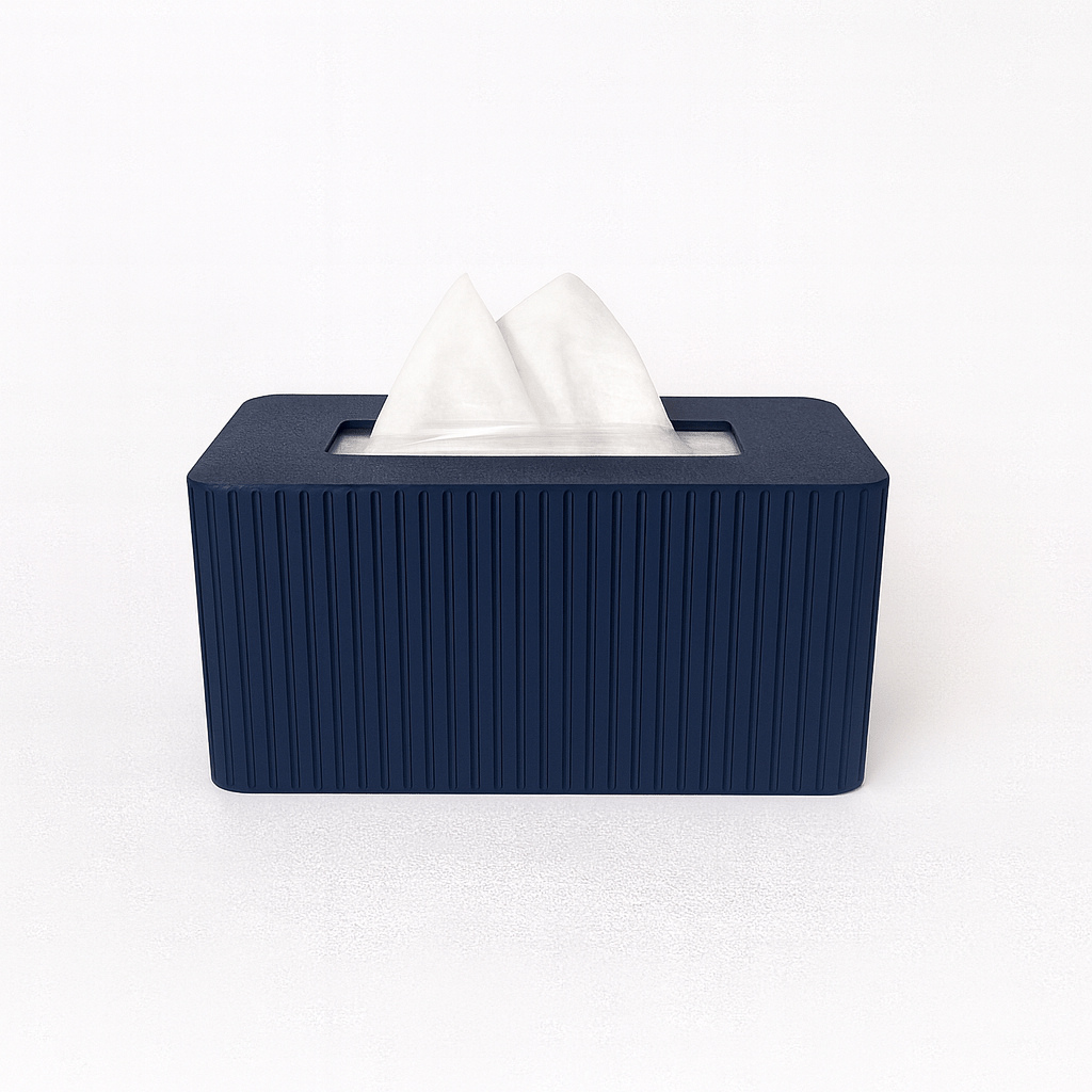 XL Fluted Tissue Box Cover - Fits Costco Boxes