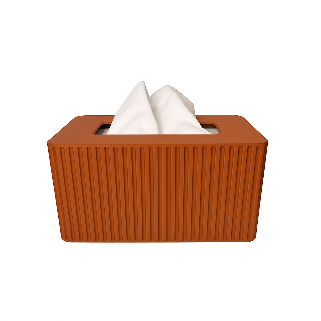 XL Fluted Tissue Box Cover - Fits Costco Boxes