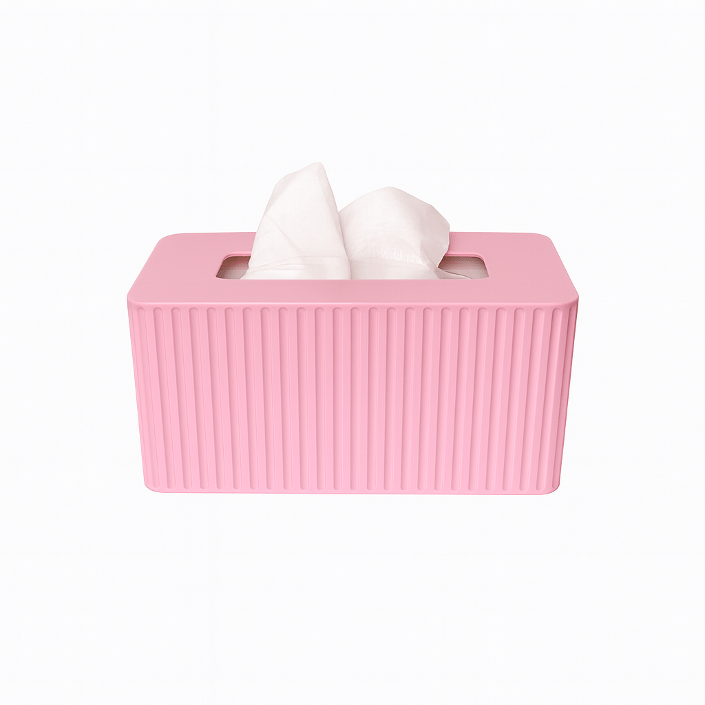XL Fluted Tissue Box Cover - Fits Costco Boxes