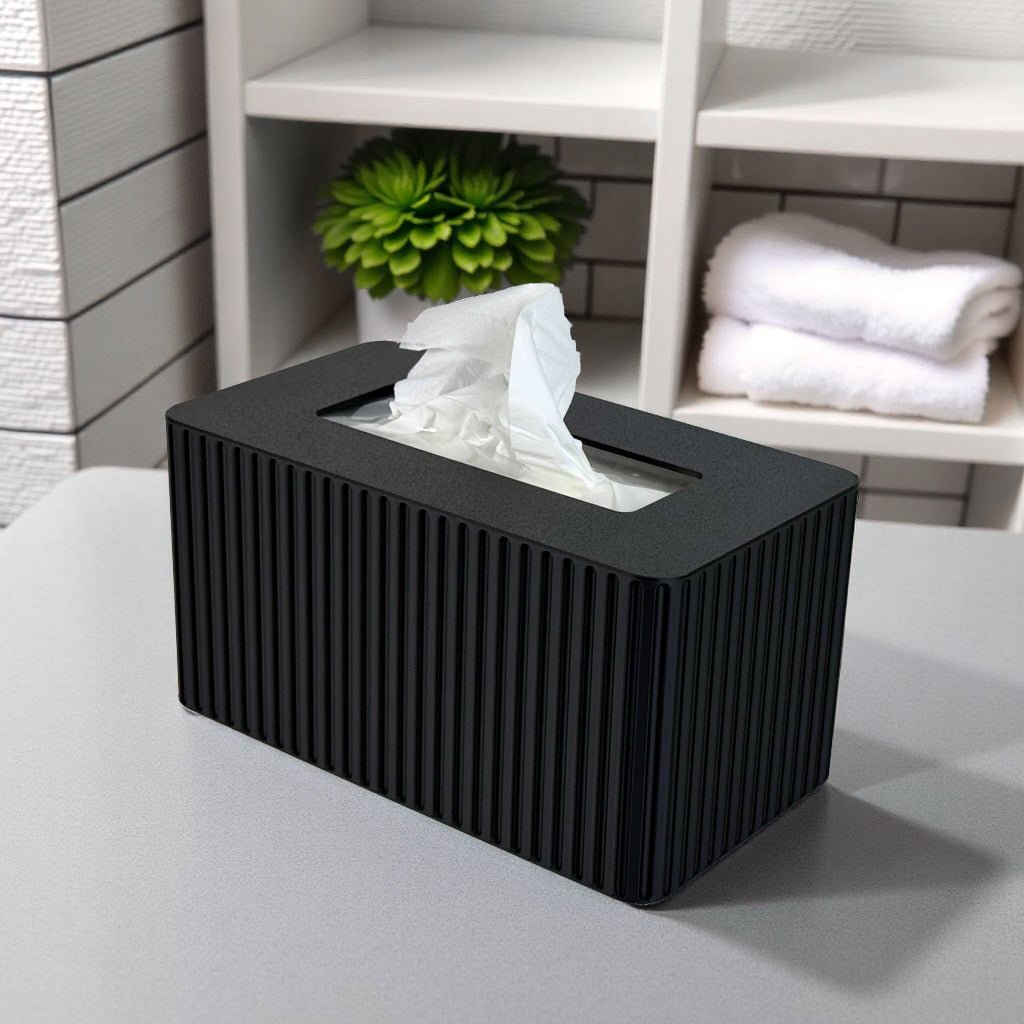 XL Fluted Tissue Box Cover - Fits Costco Boxes