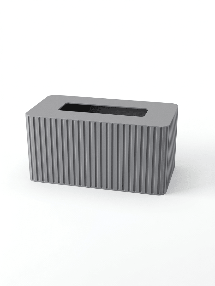 XL Fluted Tissue Box Cover - Fits Costco Boxes