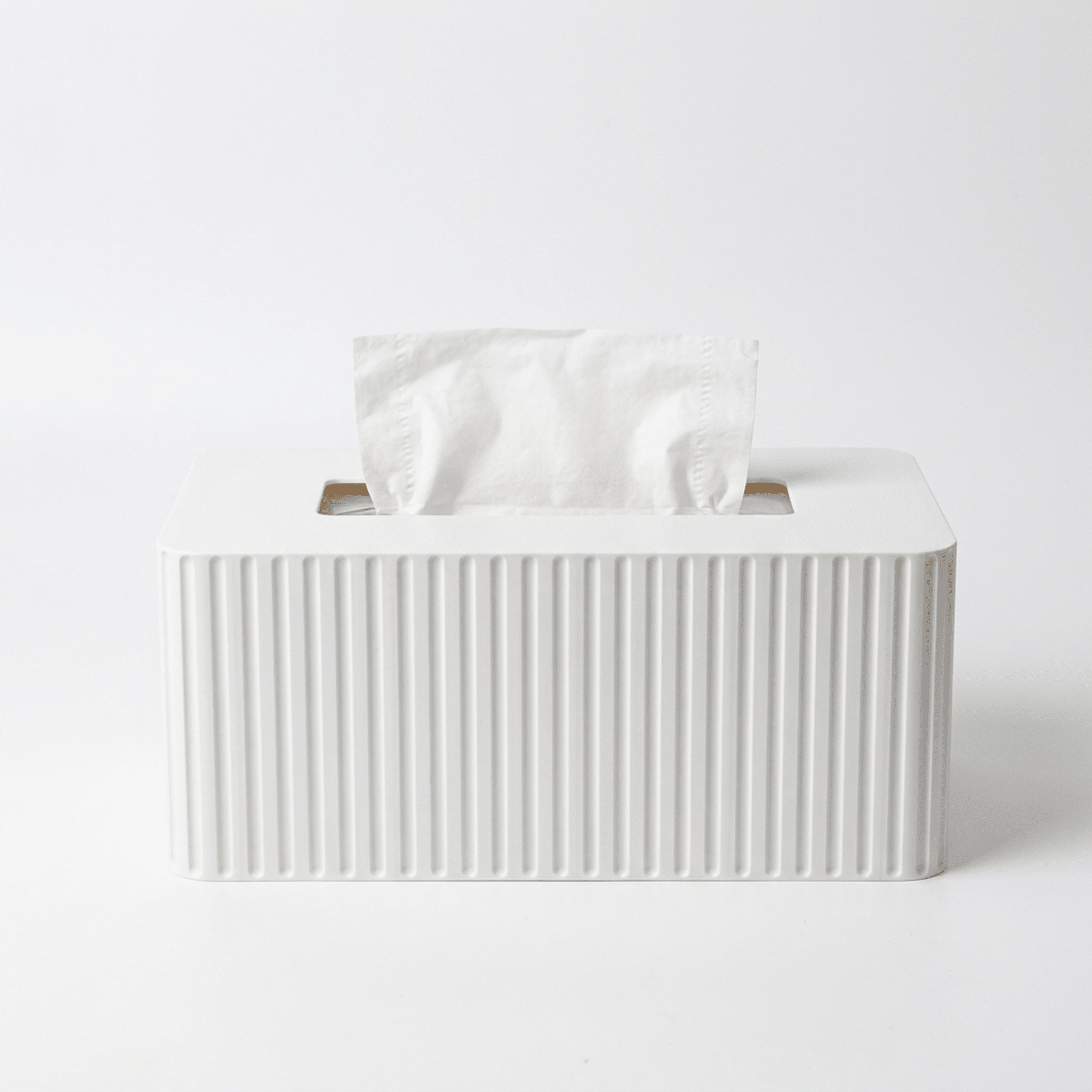 XL Fluted Tissue Box Cover - Fits Costco Boxes