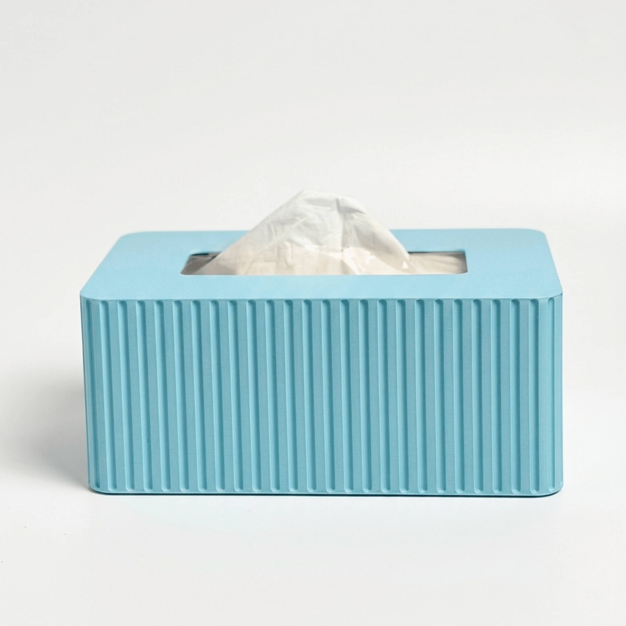 XL Fluted Tissue Box Cover - Fits Costco Boxes