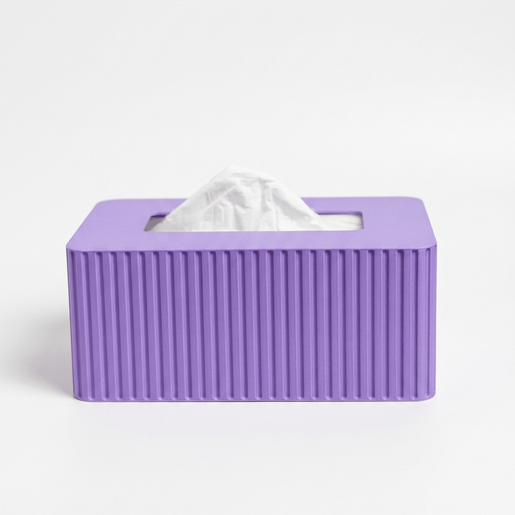XL Fluted Tissue Box Cover - Fits Costco Boxes