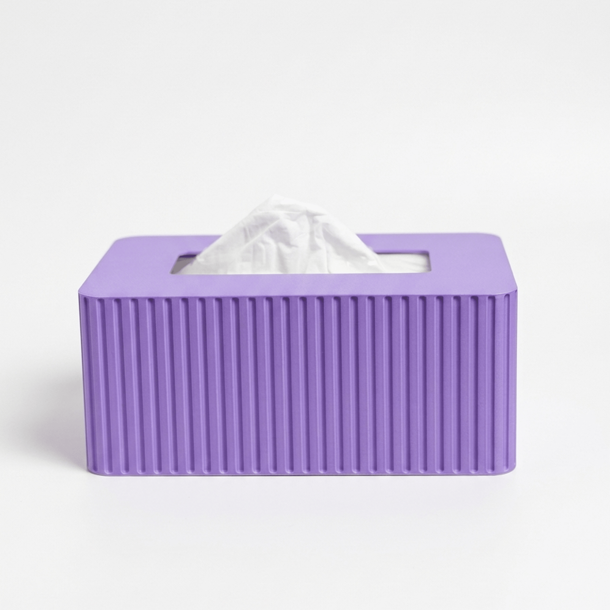 XL Fluted Tissue Box Cover - Fits Costco Boxes