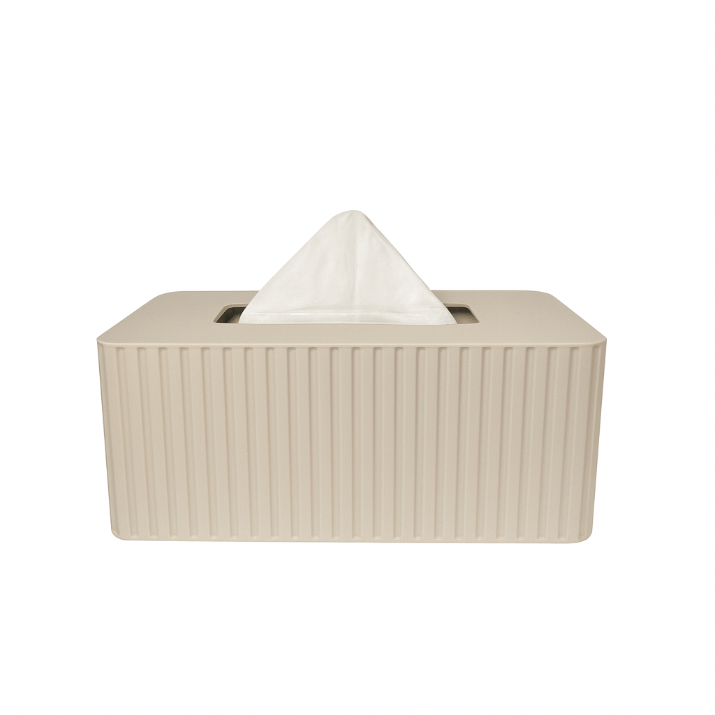 XL Fluted Tissue Box Cover - Fits Costco Boxes