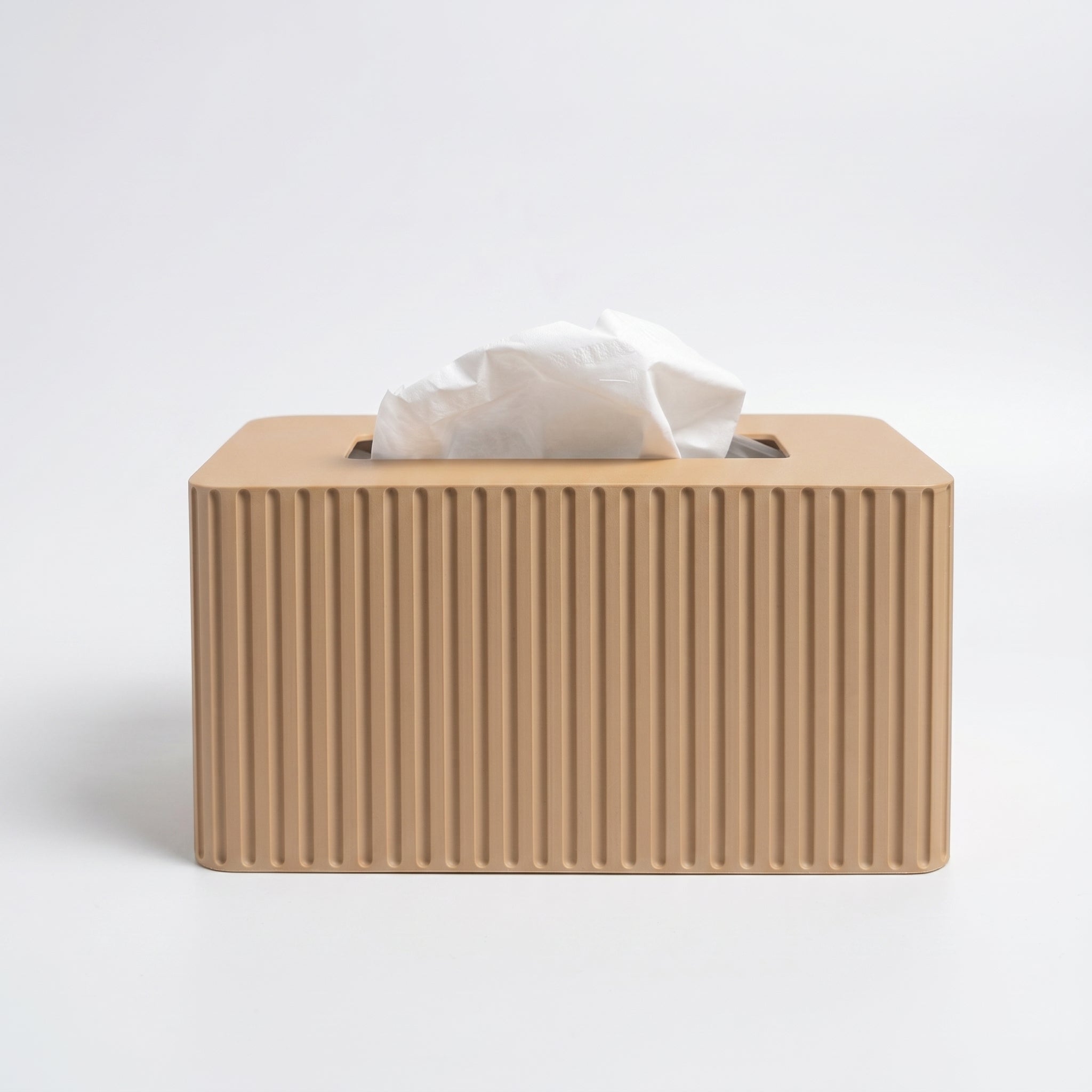 XL Fluted Tissue Box Cover - Fits Costco Boxes